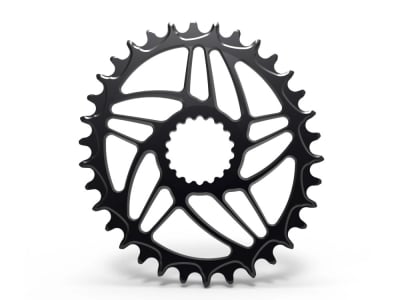 ALUGEAR Chainring oval Aero Direct Mount | 1-speed narrow-wide Cannondale Hollowgram Ai MTB | BOOST 30 Teeth black