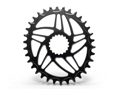 ALUGEAR Chainring oval Aero Direct Mount | 1-speed narrow-wide Cannondale Hollowgram Ai MTB | BOOST 32 Teeth black