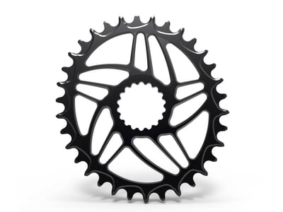 ALUGEAR Chainring oval Aero Direct Mount | 1-speed narrow-wide Cannondale Hollowgram Ai MTB | BOOST 36 Teeth black