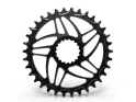 ALUGEAR Chainring round Aero Direct Mount | 1-speed narrow-wide Cannondale Hollowgram Ai MTB | BOOST 30 Teeth orange