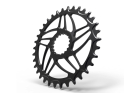 ALUGEAR Chainring round Aero Direct Mount | 1-speed narrow-wide Cannondale Hollowgram Ai MTB | BOOST 32 Teeth silver
