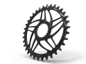 ALUGEAR Chainring round Aero Direct Mount | 1-speed narrow-wide Cannondale Hollowgram Ai MTB | BOOST 36 Teeth black