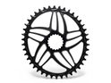 ALUGEAR Chainring oval Direct Mount | 1-speed narrow-wide Cannondale Hollowgram Road/CX/Gravel 42 Teeth blue