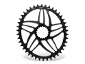 ALUGEAR Chainring oval Direct Mount | 1-speed narrow-wide Cannondale Hollowgram Road/CX/Gravel 48 Teeth silver