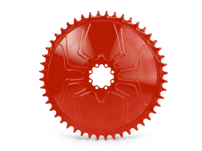 ALUGEAR Kettenblatt rund Aero Direct Mount | 1-fach narrow-wide Cannondale Hollowgram Road/CX/Gravel 38 Zhne rot