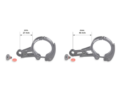 LUPINE Bar Mount Flexmount 35 mm