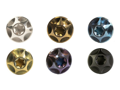 SILCA Flaschenhalterschrauben Titanium | 4 Stck