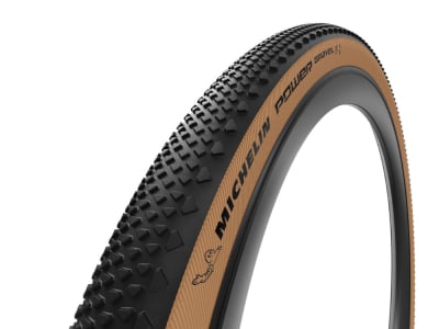 MICHELIN tire Power Gravel 28" | 700 x 47C black / brown