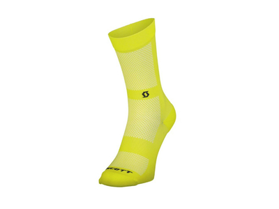 SCOTT Socks Performance No Shortcuts Crew | sulphur yellow / black XL (45-47)