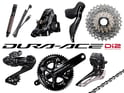 SHIMANO Dura Ace Di2 Road Group R9270 hydraulic Disc Brake 2x12 170 mm 52 | 36 Teeth 11 - 34 Teeth Shimano BB-R9100 | BSA