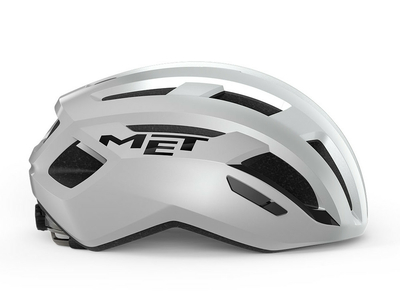 MET Bike Helmet Vinci MIPS white silver | glossy