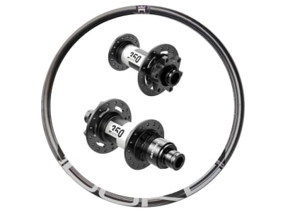 R2BIKE Laufradsatz 29" AM | DT Swiss 350 MTB 6-Loch Naben | Duke Carbon Felgen