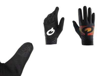 PROLOGO Gloves Faded Long Fingers | black/orange