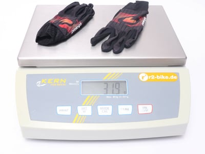 PROLOGO Handschuhe Faded Long Fingers | schwarz/orange