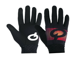 PROLOGO Handschuhe Faded Long Fingers | schwarz / orange