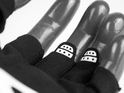PROLOGO Handschuhe Faded Short Fingers | schwarz / grün