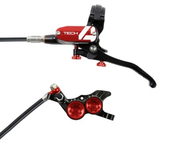 HOPE Disc Brake Tech 4 V4 | separate red Frontwheel Brake standard