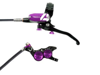 HOPE Disc Brake Tech 4 V4 | separate purple Rearwheel Brake standard