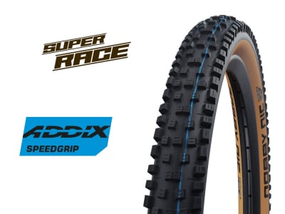 SCHWALBE Reifen Nobby Nic 29 x 2,40 Super Race ADDIX Speedgrip EVO TLE Transparent-Skin