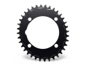 ALUGEAR Chainring oval Aero BCD 104 mm | 1-speed narrow-wide MTB 36 Teeth red