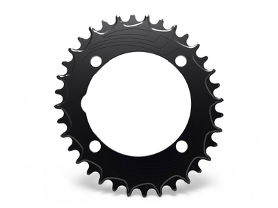 ALUGEAR Chainring oval Aero BCD 104 mm | 1-speed narrow-wide MTB 36 Teeth orange