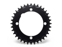 ALUGEAR Chainring round Aero BCD 104 mm | 1-speed narrow-wide MTB 32 Teeth red