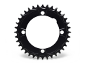 ALUGEAR Chainring round Aero BCD 104 mm | 1-speed narrow-wide MTB 32 Teeth orange