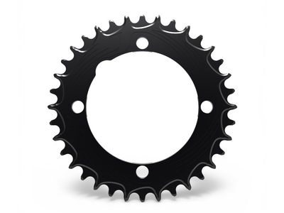 ALUGEAR Chainring round Aero BCD 104 mm | 1-speed narrow-wide MTB 36 Teeth blue