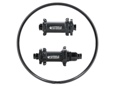 R2BIKE Wheelset 29" XC | Carbon-Ti MTB Straightpull 6-Hole Hubs | Porte Carbon Rims