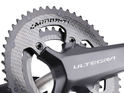 CARBON-TI Kettenblatt X-CarboRing EVO 4-Arm LK 110 asymmetrisch | Dura Ace FC-R9200 & Ultegra FC-R8100 | außen