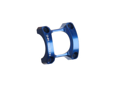 INDUSTRY NINE Frontplatte für Vorbau A318 Stem 31,8 mm blau