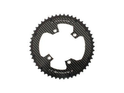 CARBON-TI Chainring X-CarboRing X-AXS LK 107 mm asymmetric | outer Ring 46 Teeth