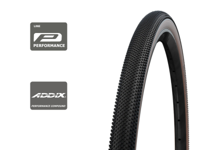SCHWALBE Tire G-ONE Allround 28 x 1,35 | 35 - 622 ADDIX Performance RaceGuard TLE Bronze-Skin