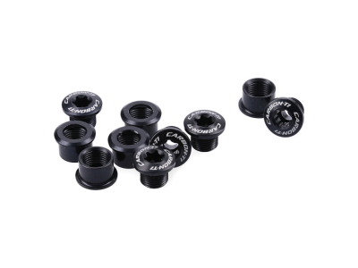CARBON-TI Chainring Bolts X-Fix LK 107 BCD 2x black