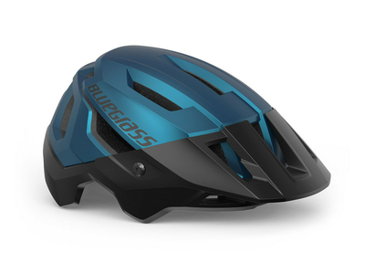 BLUEGRASS by MET Bike Helmet Rogue Teal blue metallic matte