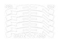 NONPLUS COMPONENTS Decal Set for Rims | 28 mm white (#010)