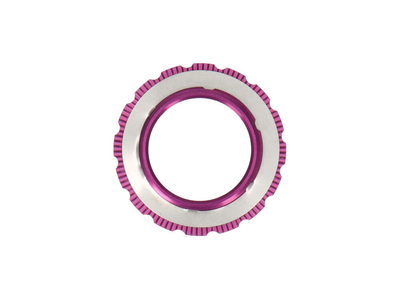 WOLFTOOTH Center Lock Ring for Quick Release and 12/15/20 mm Thru Axles | purple