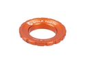 WOLFTOOTH Center Lock Ring for Quick Release and 12/15/20 mm Thru Axles | orange