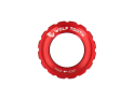 WOLF TOOTH Center Lock Ring for Quick Release and 12/15/20 mm Thru Axles | red