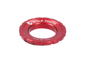 WOLFTOOTH Center Lock Ring for Quick Release and 12/15/20 mm Thru Axles | red