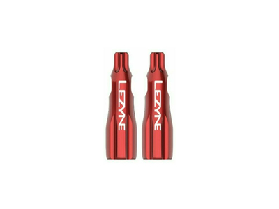 LEZYNE Ventilkappe CNC | rot