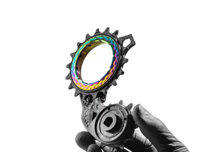 ABSOLUTE BLACK Oversized Schaltwerkkfig System Hollowcage | Shimano Ultegra 8100 rot