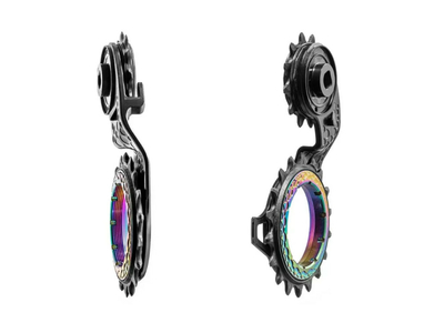 ABSOLUTE BLACK Oversized Schaltwerkkfig System Hollowcage | Shimano Dura Ace 9200 schwarz