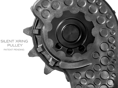 ABSOLUTE BLACK Oversized Derailleur Cage System Hollowcage | Shimano Dura Ace 9250 gold