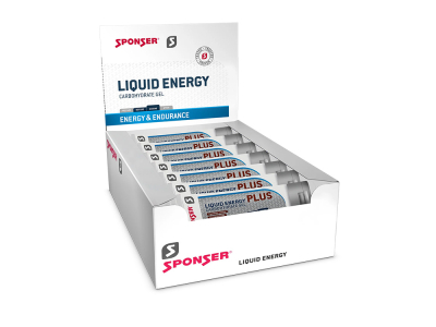 SPONSER Energygel Liquid Energy Plus Cola-Lemon | 18 Tubes Box