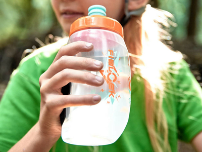 FIDLOCK TWIST bottle kids + bike base Set | 450 ml
