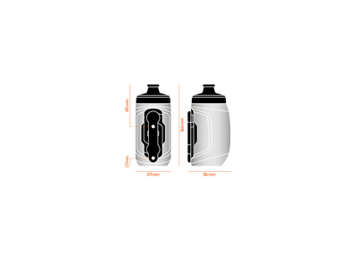 FIDLOCK TWIST bottle kids + bike base Set | 450 ml