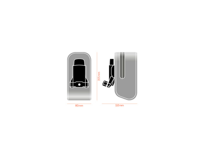 FIDLOCK Saddle bag PUSH 600 ml + saddle base
