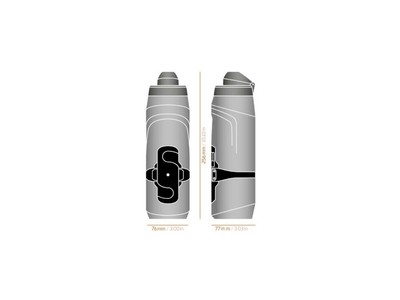 FIDLOCK Bottle TWIST including cap without mount black | 800 ml