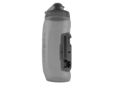 FIDLOCK TWIST single bottle including cap w/o magnetic mount | 590 ml transparent black